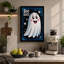 Cheerful Halloween Ghost Novelty - Wrapped Canvas-1445682828-1445682830