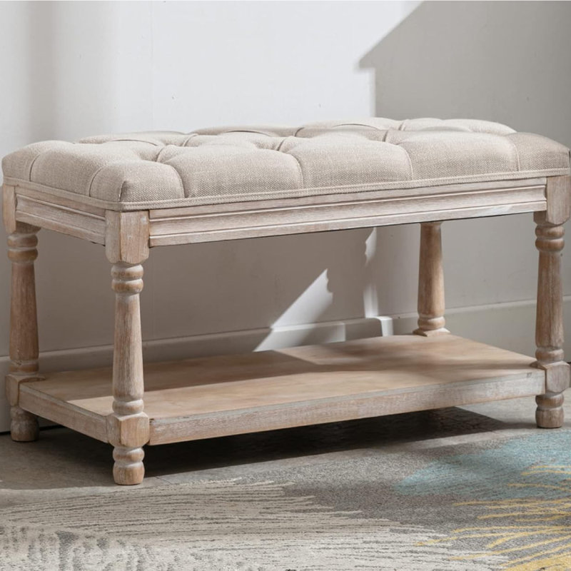Farmhouse Storage Entryway Bench