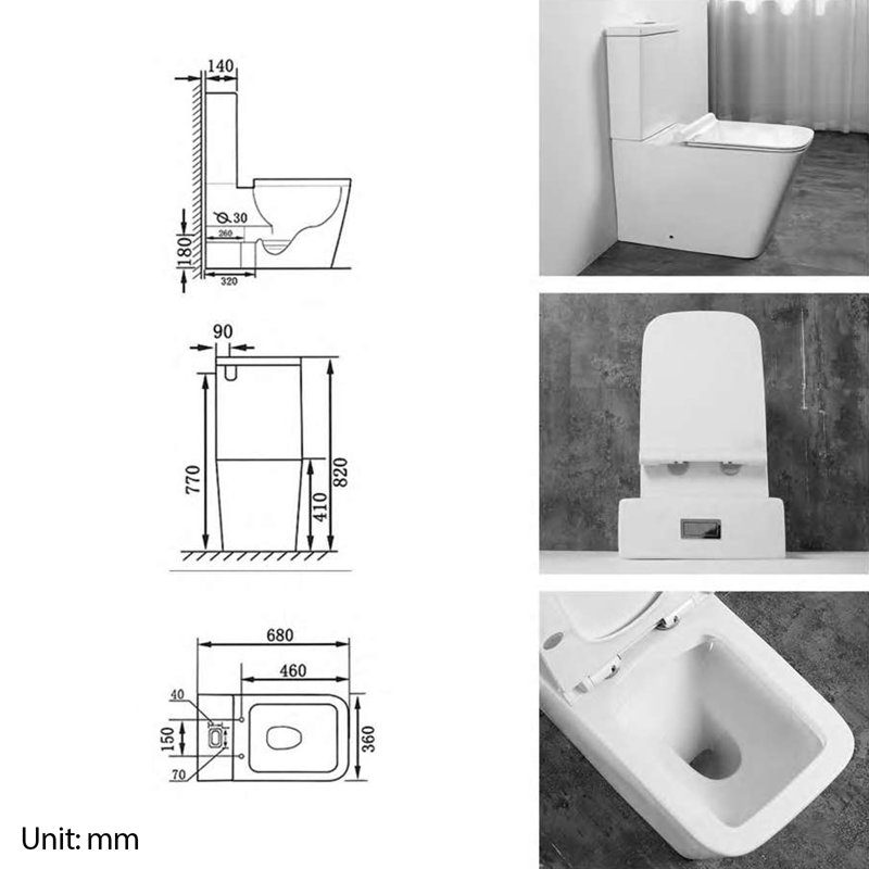 Medellin Close-Coupled Toilet