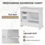 Ensemble de meuble-lavabo durable 36 po avec lavabo en céramique, charnières à fermeture en douceur et plusieurs options de rangement-454206055