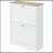 Slim Shoe Cabinet For Entryway, Modern Hidden Shoe Storage Cabinet With 2 Flip Drawers And Adjustable Shelves For 12 Pairs Of Shoes-1863170720