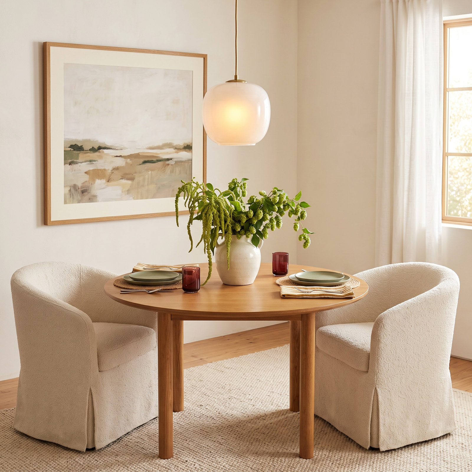 Hazelhurst Solid Brass 1 - Light Pendant