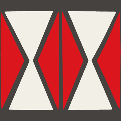 Tapa Hourglass by Shag 8" Cement Patterned/Concrete Look Wall & Floor Tile