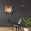 Winston Porter 'Rock N Roll Drums Brown' by Michael Mullan Acrylic Glass Wall Art, 24" x 24"-354372753