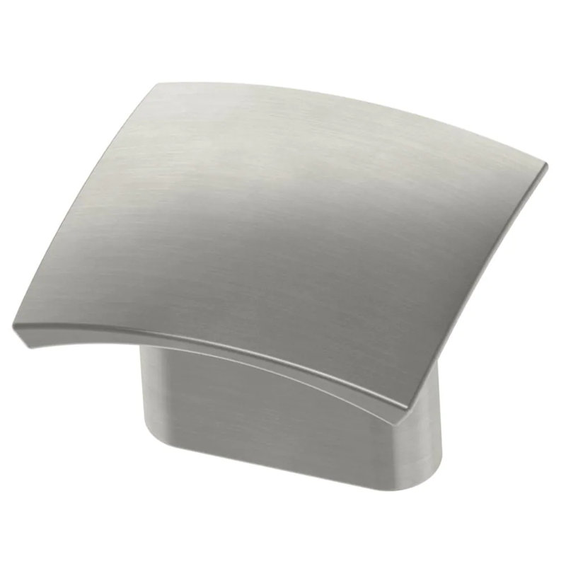 (5 Pack) 1-5/16 inch (5/8 inch Centre) Concave Knob Satin Nickel