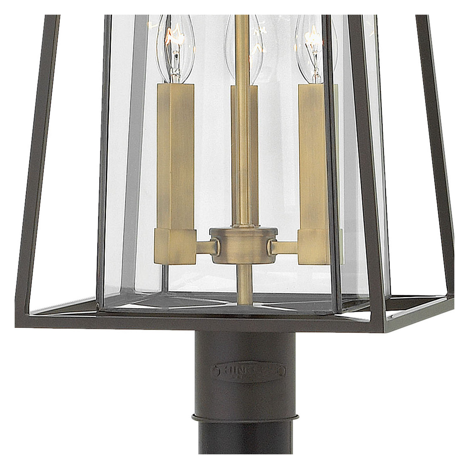 Metal Outdoor Lantern Head, Buckeye Bronze/Brass