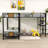Senters Twin Over Twin & Twin L-Shaped Bunk Beds with Built-in-Desk and Shelf