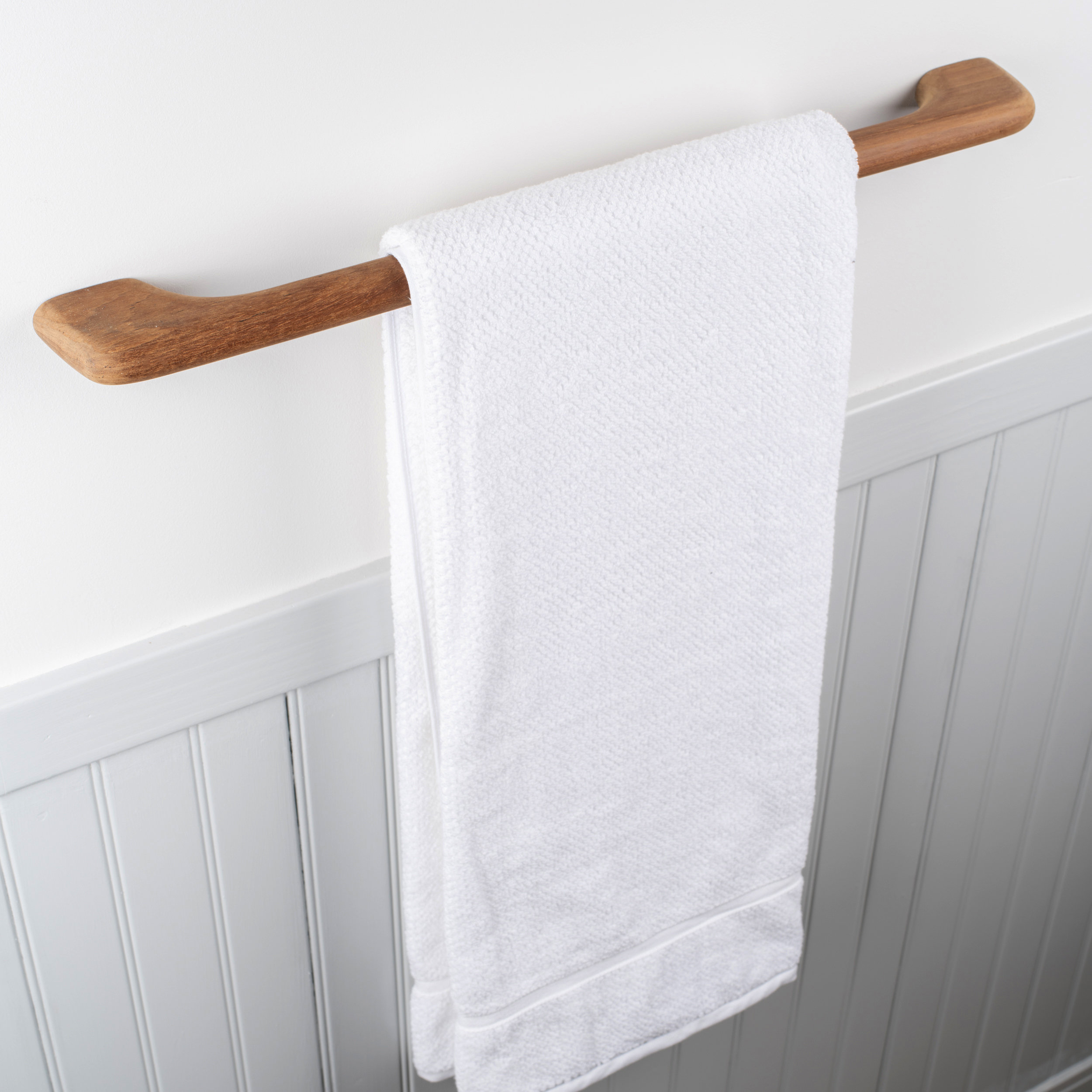 Madison Bay Trading Company Premium Teak Towel Bar Reviews Wayfair