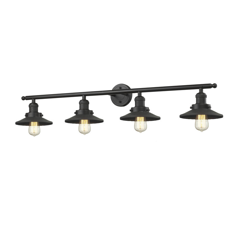 Éclairage pour salle de bain 4 lumières Franklin Restoration, Bronze huilé