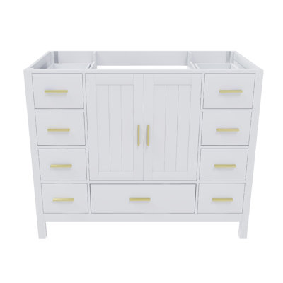 42 " Freestanding Standard Single Double Bathroom Vanity Base