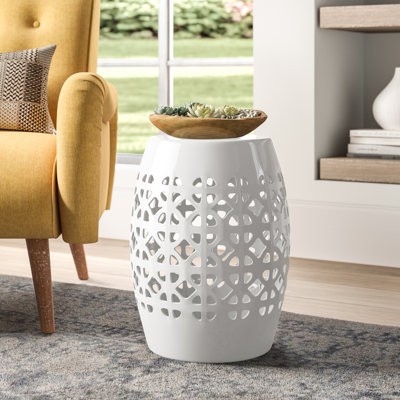 Eufaula Ceramic Accent Stool