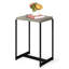 Table de bout à tréteaux et prises intégrées Farzona 23,4 po de hauteur-88369397