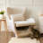 2 In 1 Modern Velvet Accent Chair With Free Padded Cushion And Pet Friendly Space-545357924