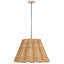 Luminaire suspendu naturel 1 lumière Carbry-1399806577
