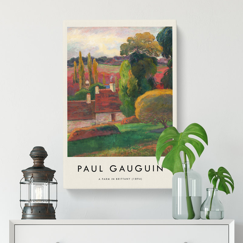 A Farm in Brittany by Paul Gauguin - Wrapped Canvas, 76cm H x 50cm W x 3cm D