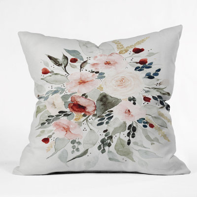 Floral Throw Pillow