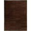 Wool Striped Area Rug in Brown