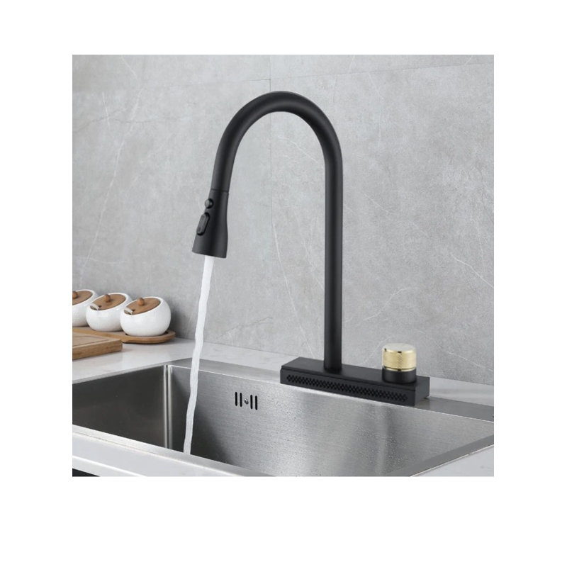 Robinet de cuisine AvaMalis, Noir