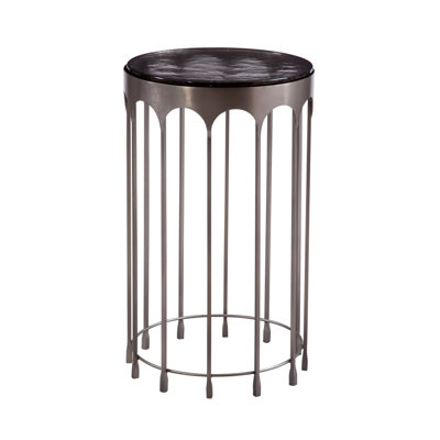 Hartley Nickel End Table