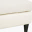 Fauteuil d'appoint rembourré capitonné pour le salon et la chambre à coucher, beige