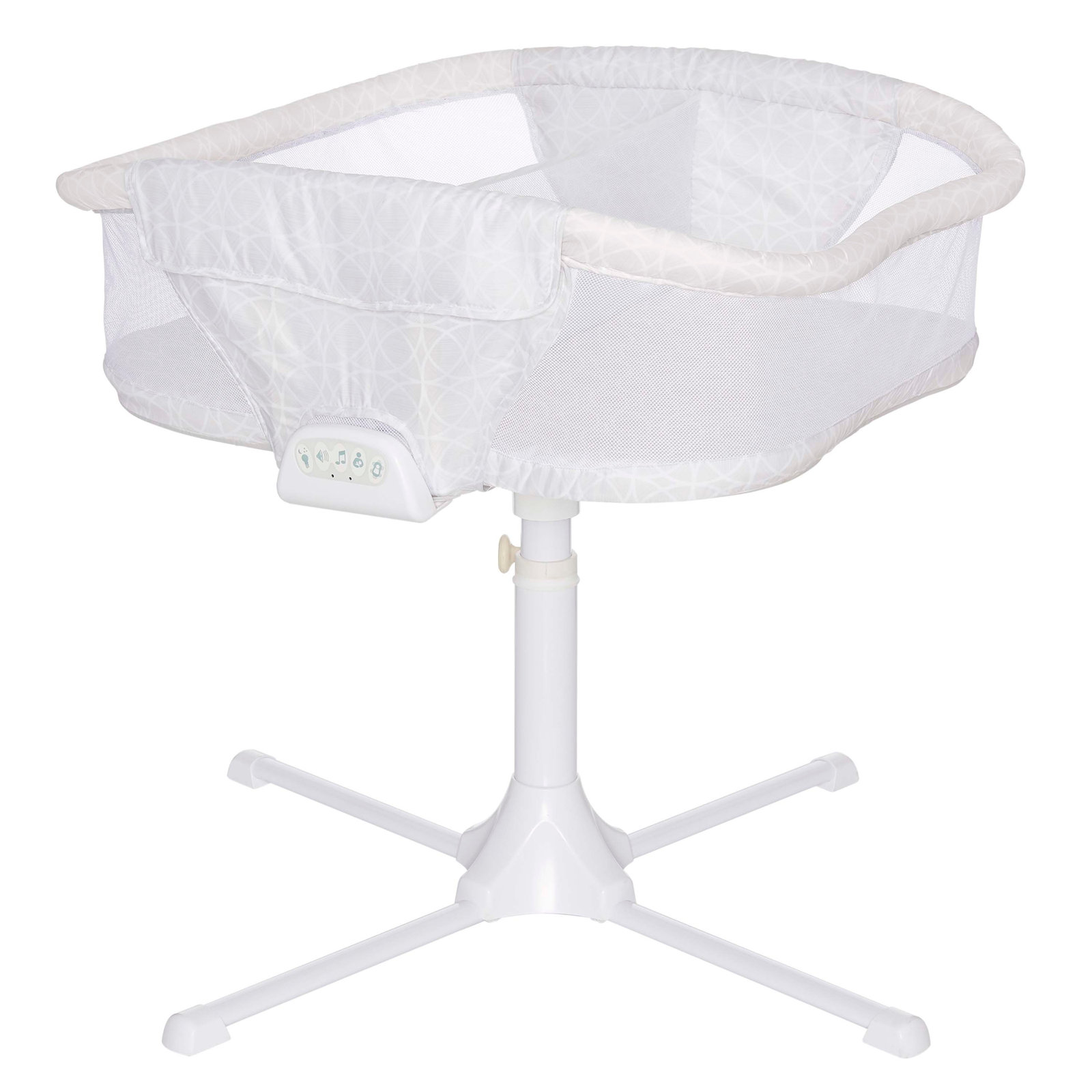 BassiNest Swivel Sleeper Bassinet with Bedding with Mattress and Stand