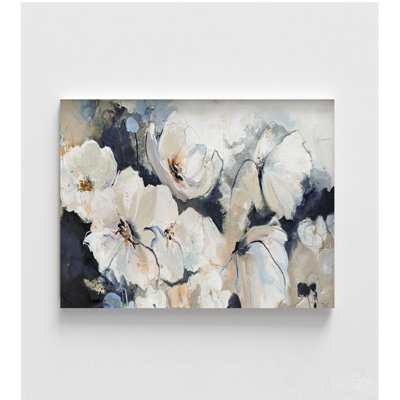 «Flower Varity 2» par Design Fabrikken, idée de cadeau de premier anniversaire floral blanc, cadeau d'anniversaire en papier, reproduction de peinture florale