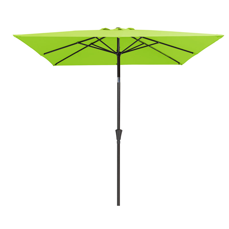 Parasol carré 7,5 x 7,5 pi, Vert pomme