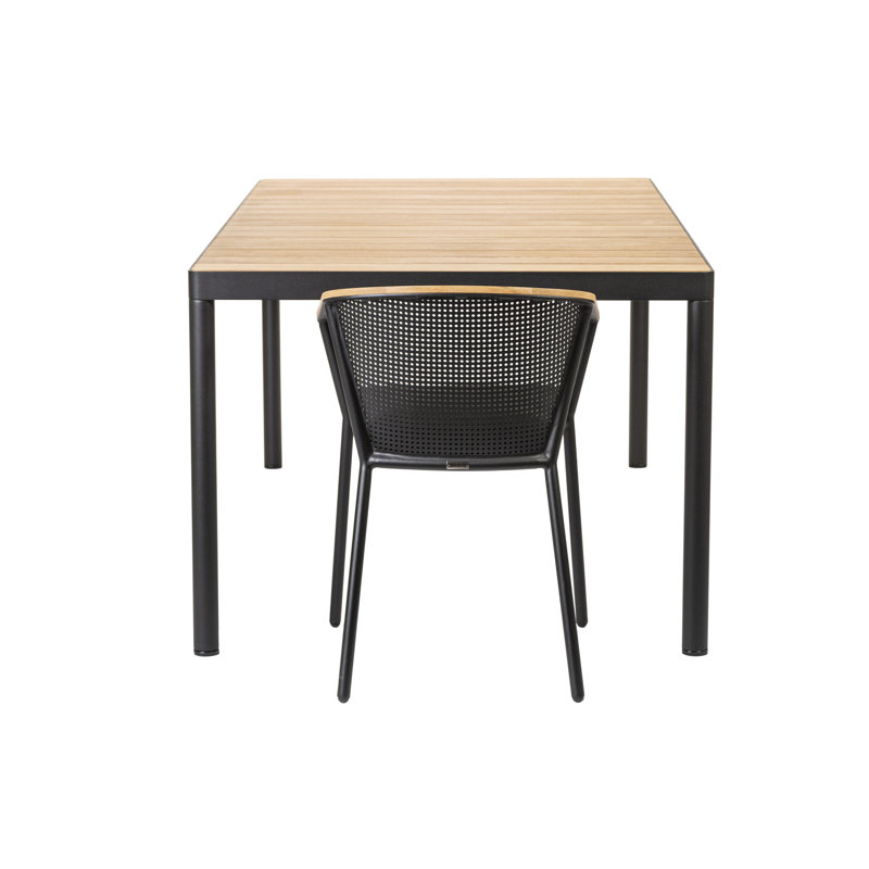 Riad Outdoor Dining Table, 29.5" H x 94.5" W x 39.38" D, White