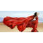 Red dress in the desert - Fashion Red Canvas for Home Decor