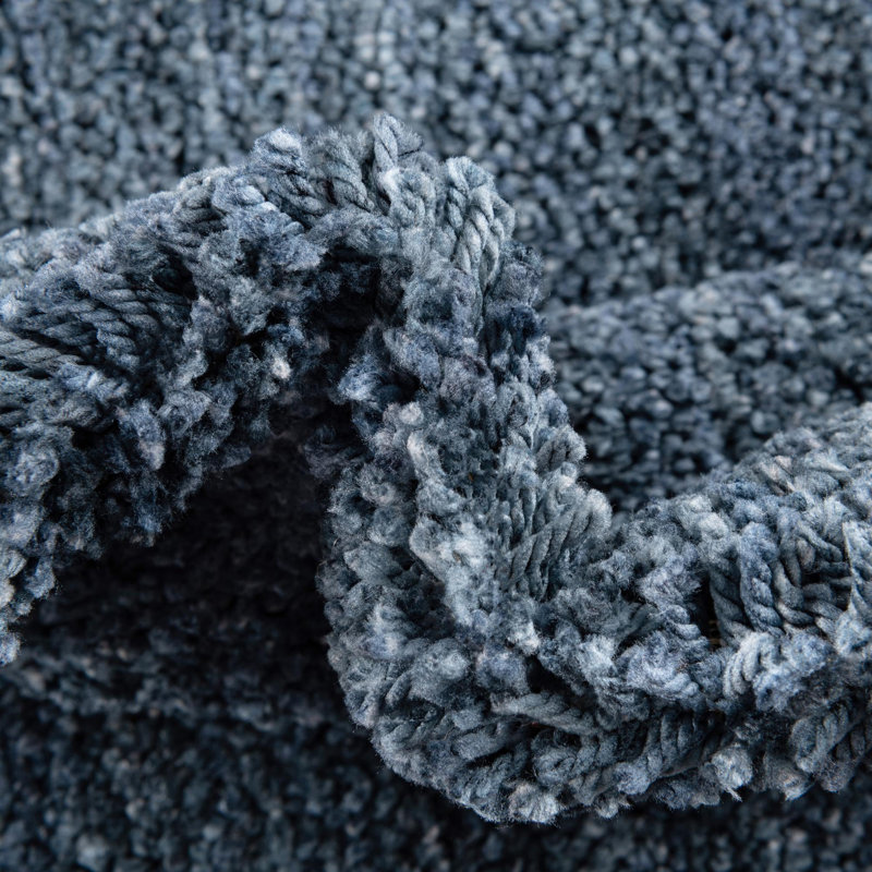 Jill Zarin Shaggy Shaggy Chic Rug, Square 6'7"