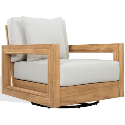 Chaise pivotante en teck Montford