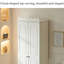 Armoire de rangement peinte de style français