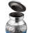 6-Piece Decorative Miniature Keepsake Memorial Urns, Blue and Silver