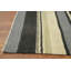 Tapis oriental rayé en laine Kilim 8 x 10