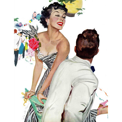 I Want a Man Print on Wrapped Canvas
