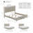 Dvorak Solid Wood LED Panel Bed-1282193165