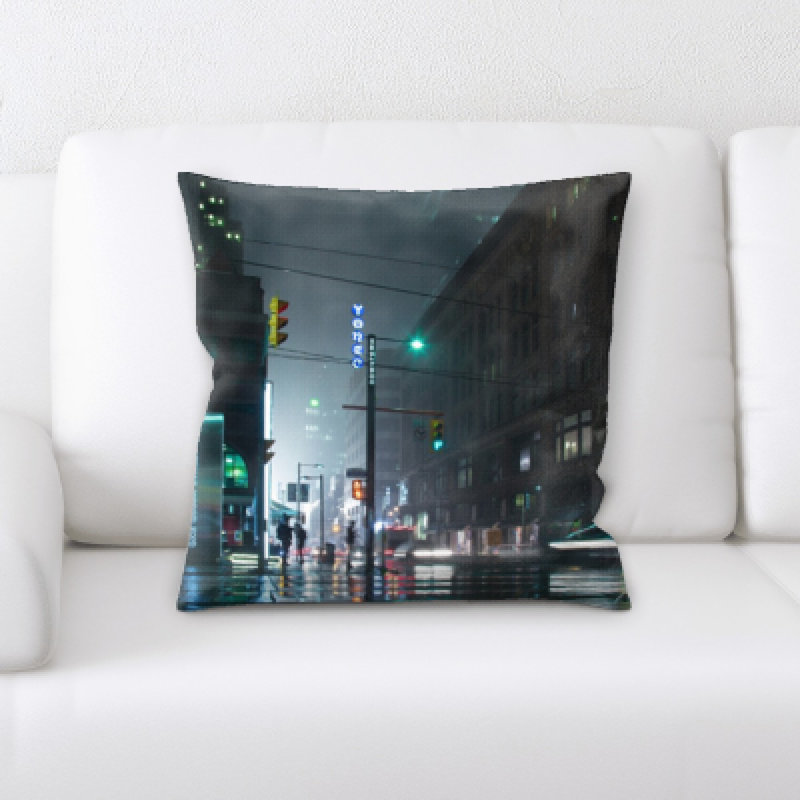Microsuede Throw Pillow