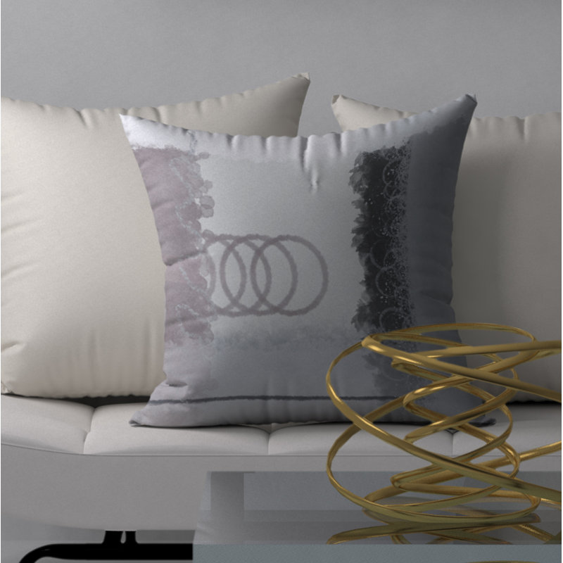 Reversible Throw Pillow, 18" x 18"