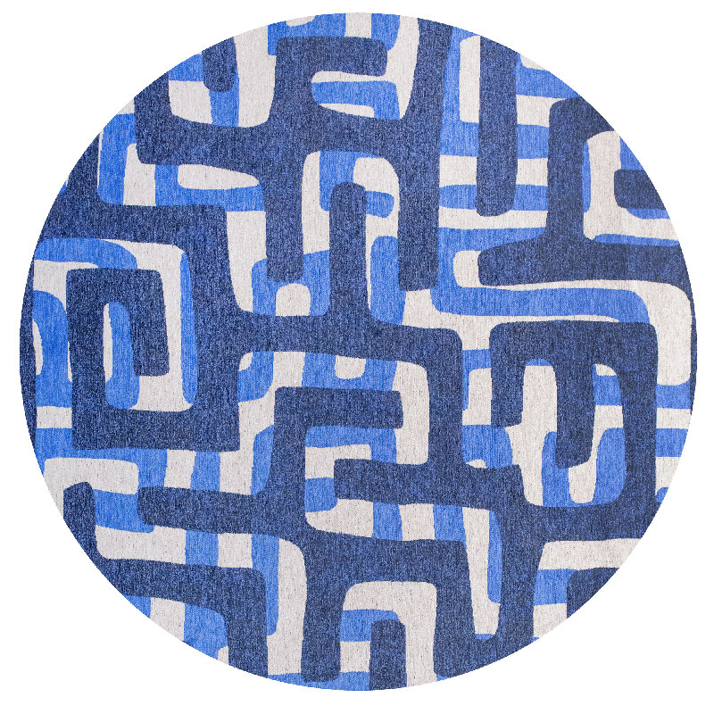 Geometric Area Rug, Runner 80 x 250cm
