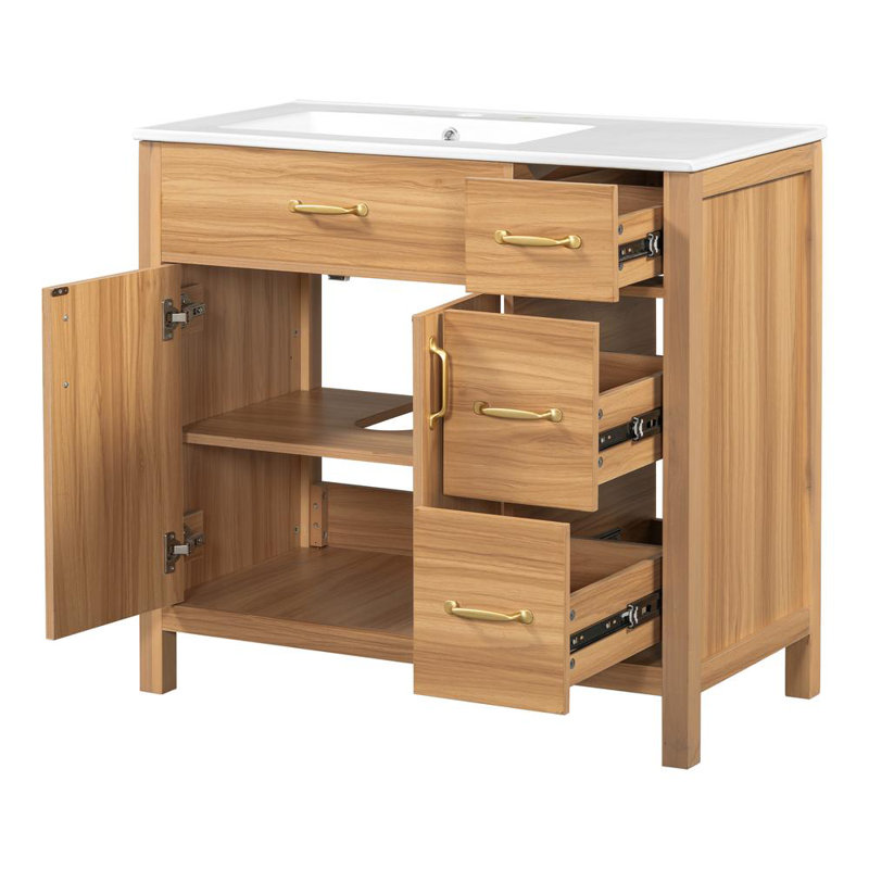 Elegant Bathroom Storage Cabinet