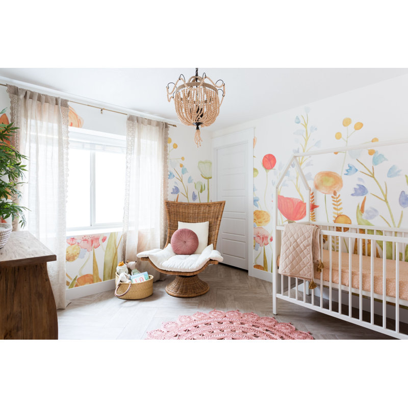 Floral Wallpaper, Pre-Pasted