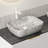 Durable Ceramic Volakas Style 19'' Bathroom Sink For Contemporary Spaces