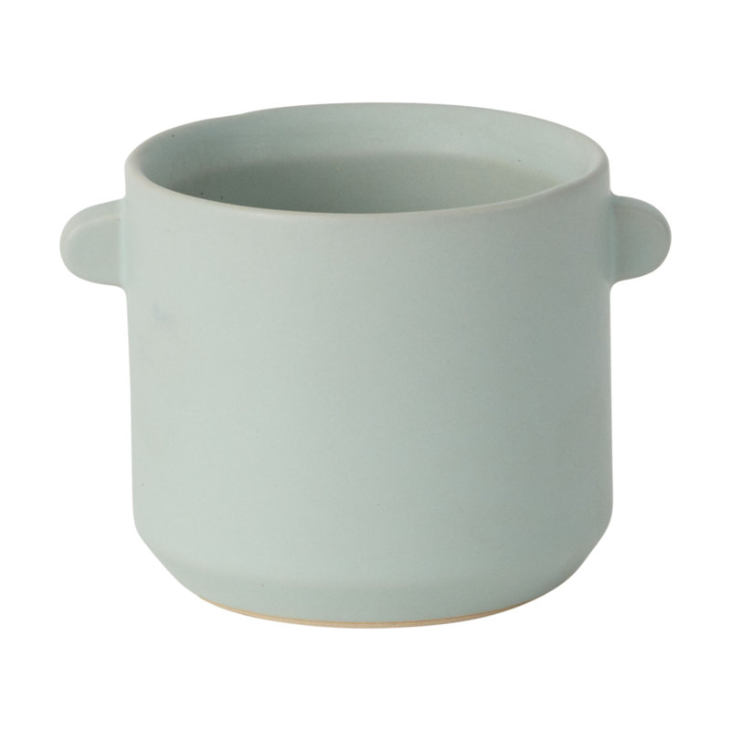 Pot de fleurs en céramique Vallon, H 2,75 po x l 4 po x P 3 po, Bleu