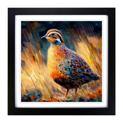 Partridge Neo - Framed Print