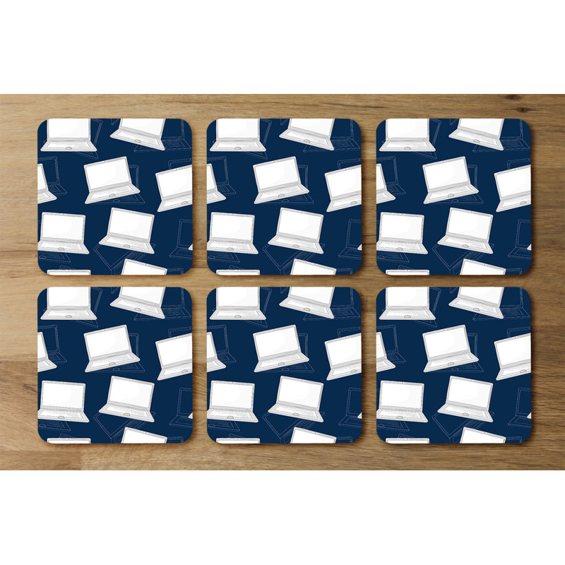 Square 6 Piece Coaster Set