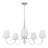 Stone 5-Light Polished Chrome Chandelier