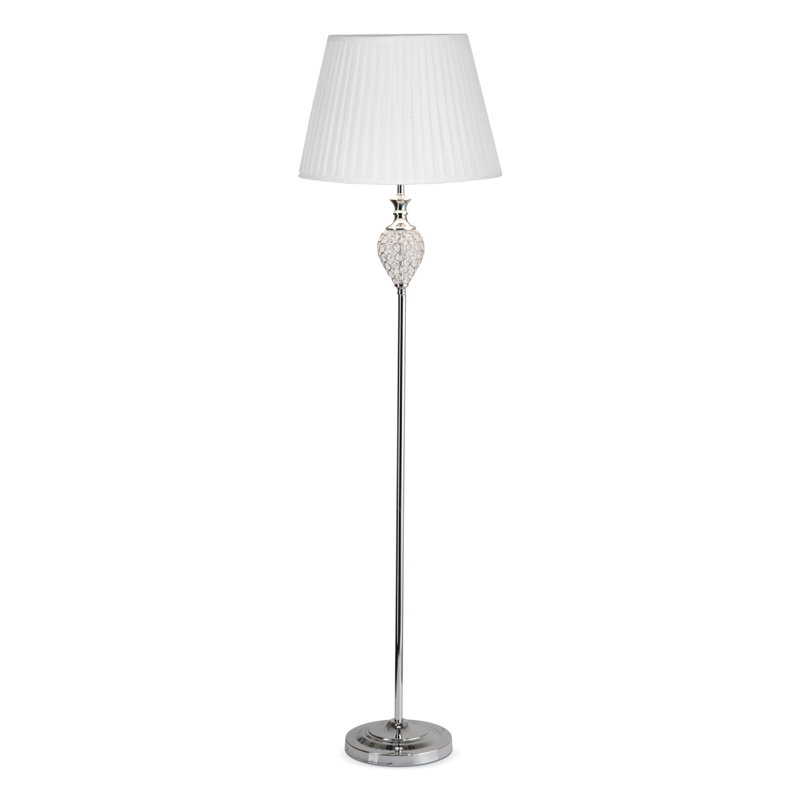 Paragonah 162cm Chrome Traditional Floor Lamp
