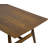 Modern Rectangular Dining Table Set With Upholstered Dining Side Chairs With Curved Back & Solid Wood Legs For Dining Room/Living Room-1038377866-1038377867