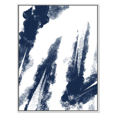 Ferne "Navy Striking Seams 2" Print