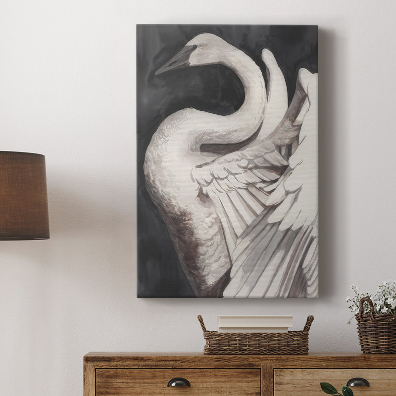 Swan Dance II - galerie sur mesure, H 60 po x l 40 po